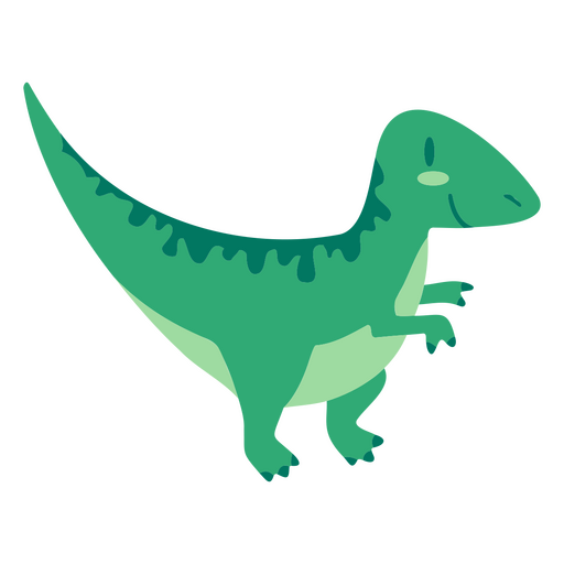 T-rex de pie sobre dos patas Diseño PNG