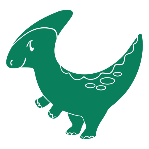 Cute cartoon dinosaur character design for kids t-shirt design PNG Design