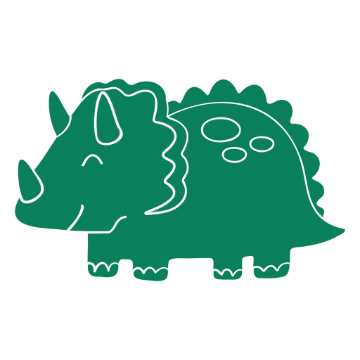 Diseño de camiseta con ilustración de personaje de dinosaurio lindo Diseño PNG