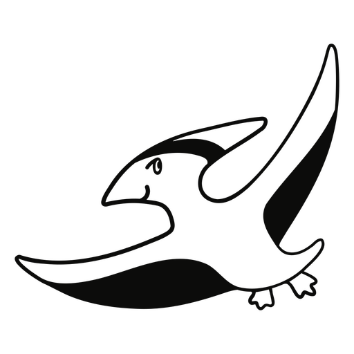 Verspieltes Vogelillustrationsdesign PNG-Design