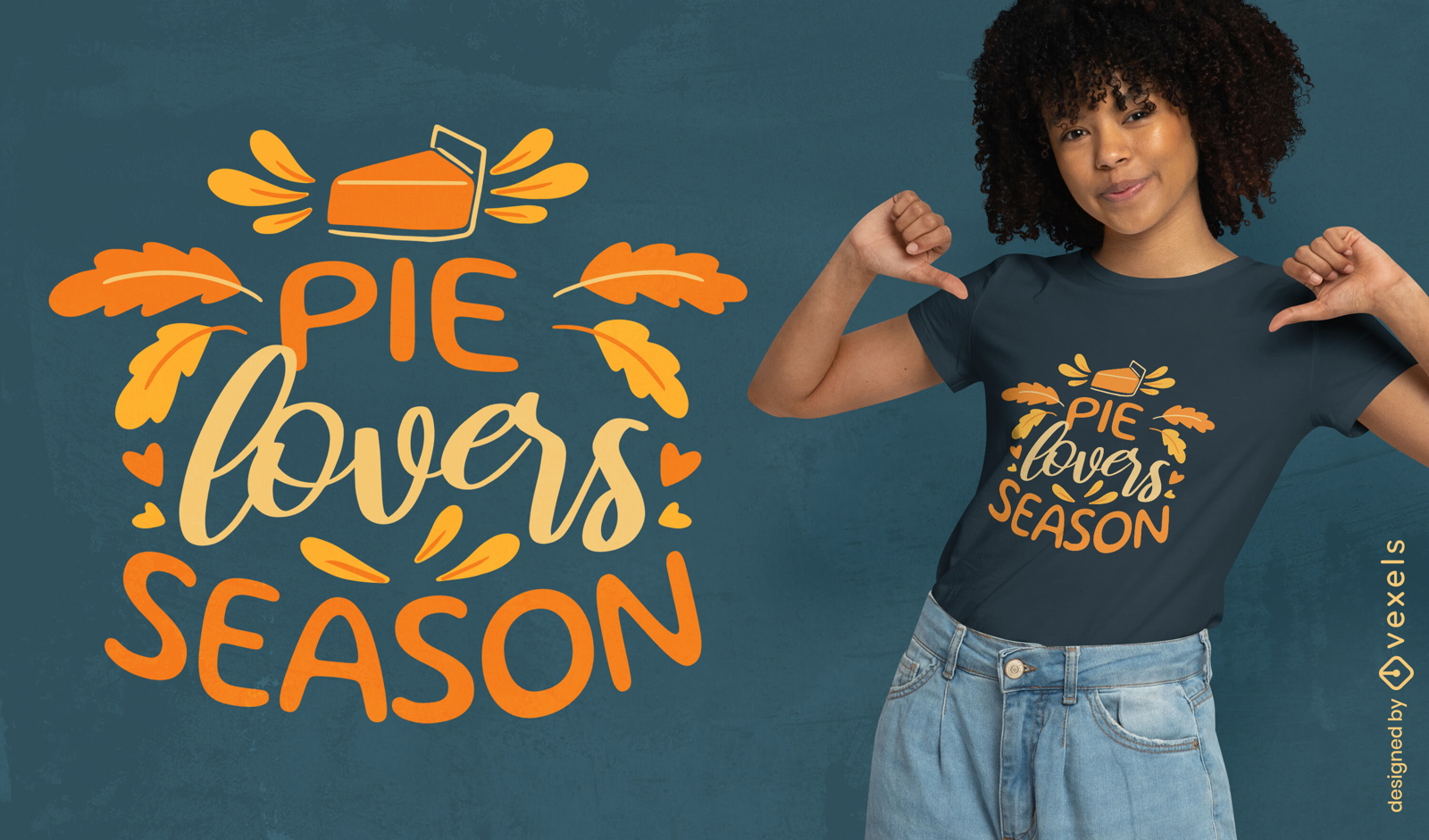 Pie lovers season t-shirt design