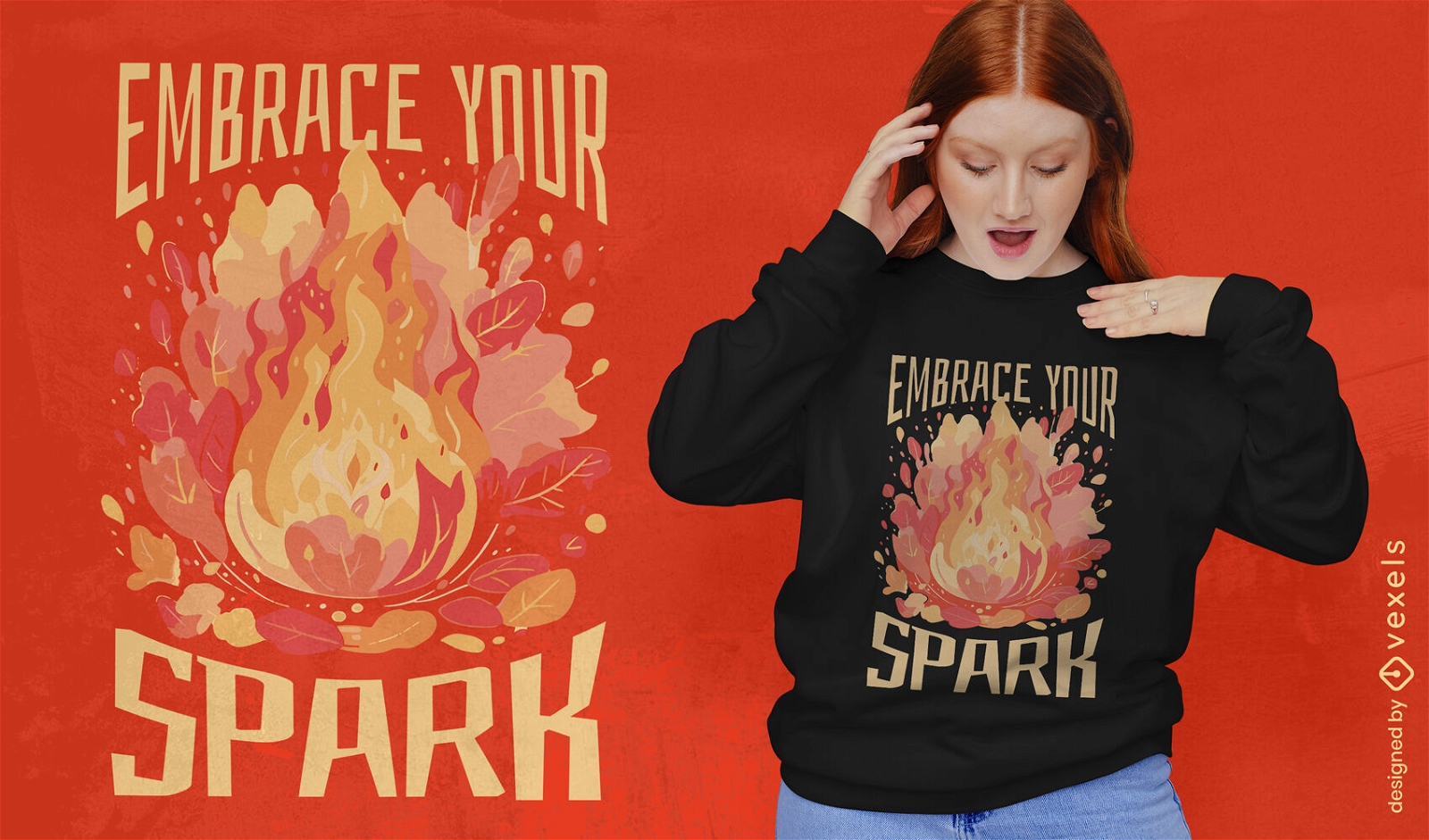 Embrace your spark t-shirt design