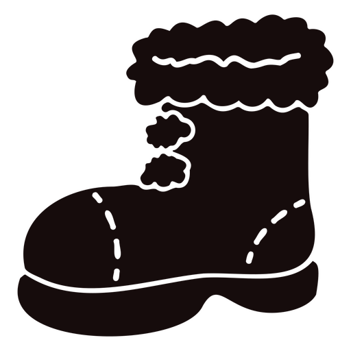 Ilustração de bota de inverno aconchegante Desenho PNG