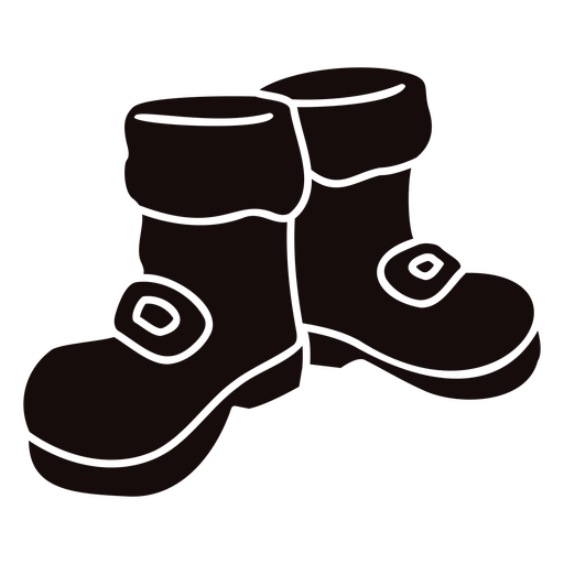 Diseño de ilustración de calzado acogedor de invierno Diseño PNG