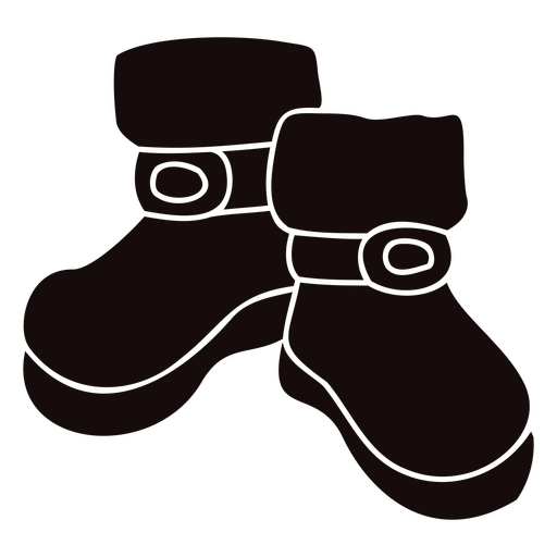 Diseño elegante de botas de bebé Diseño PNG