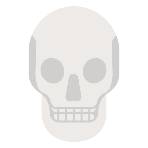 Design minimalista de caveira Desenho PNG
