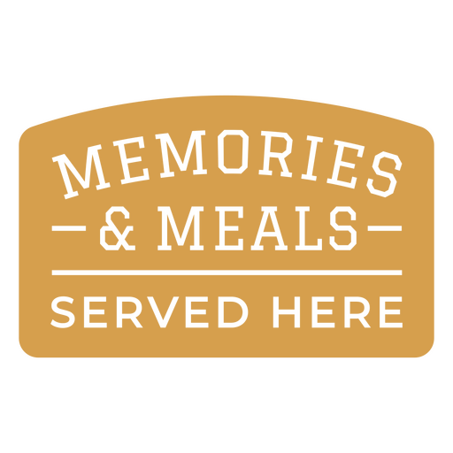 Diseño encantador de letrero de restaurante vintage Diseño PNG