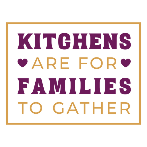 Diseño de cita para reunión familiar en la cocina Diseño PNG
