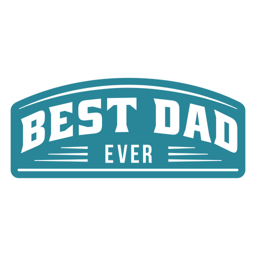 Design com a frase "Melhor pai de todos os tempos" Desenho PNG