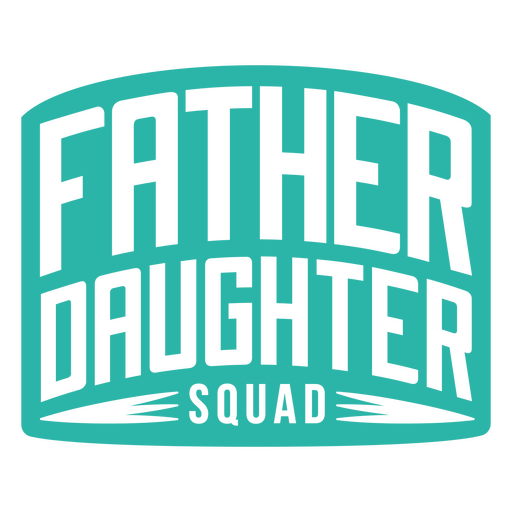 Diseño gráfico del equipo padre-hija Diseño PNG