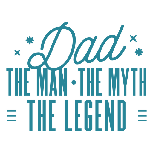 Unique dad quote design PNG Design