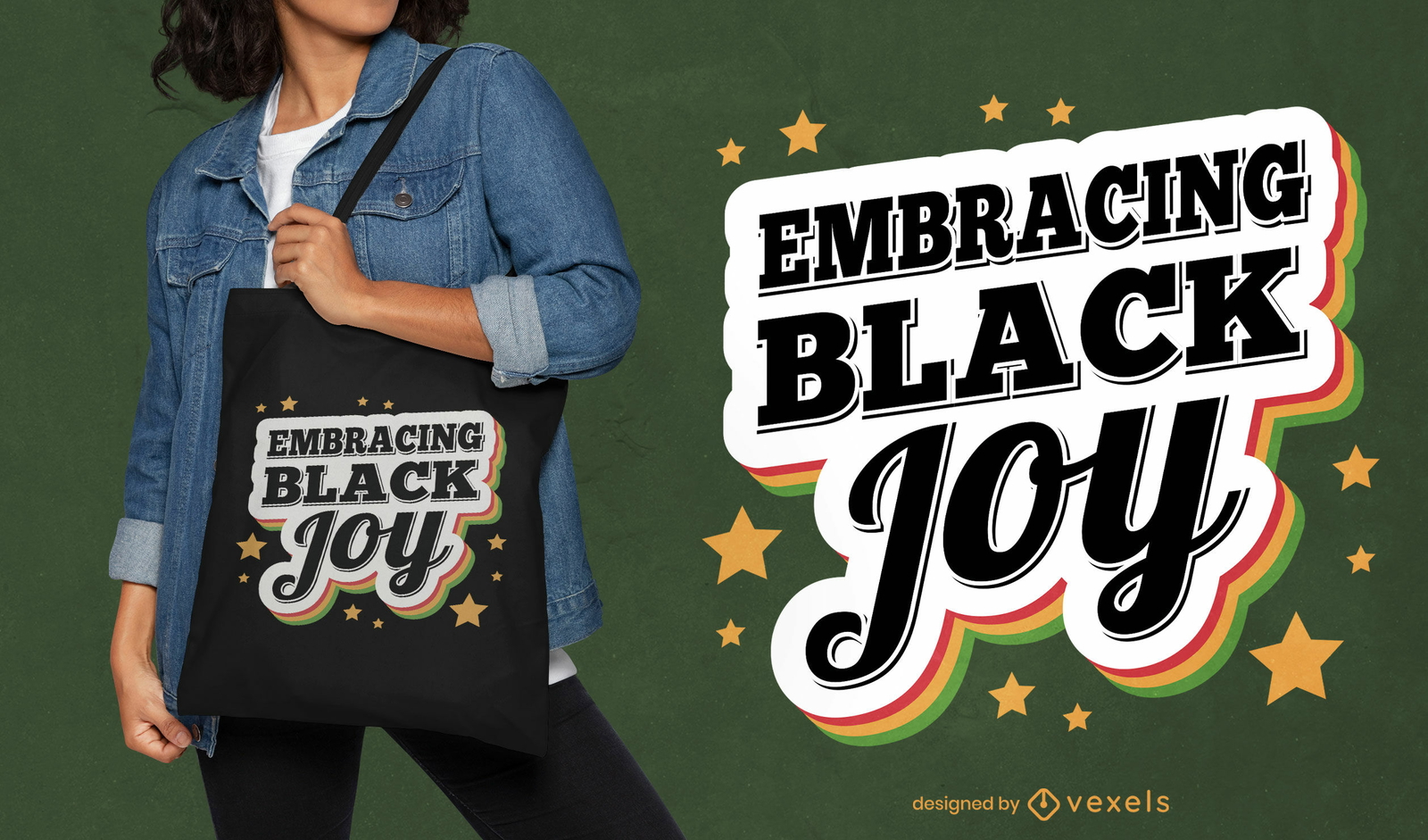 Abraçando o design da bolsa tote black joy