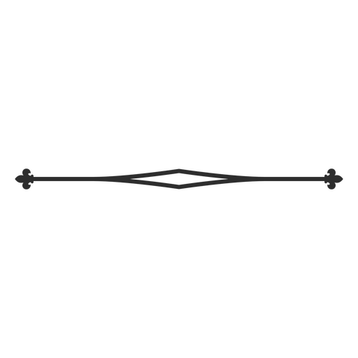Elegantes, dekoratives Liniendesign zum Einrahmen PNG-Design