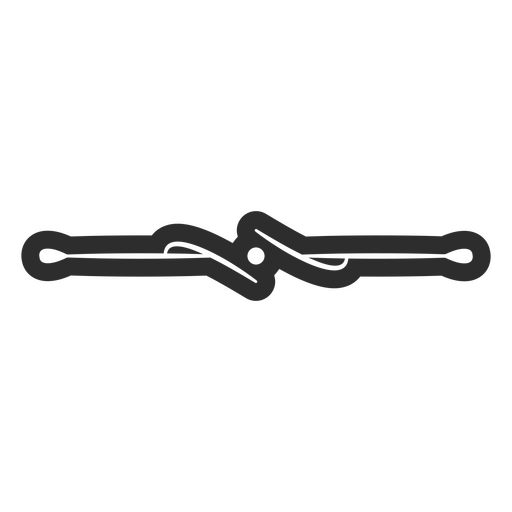 Illustration eines einzigartigen Knotendesigns PNG-Design