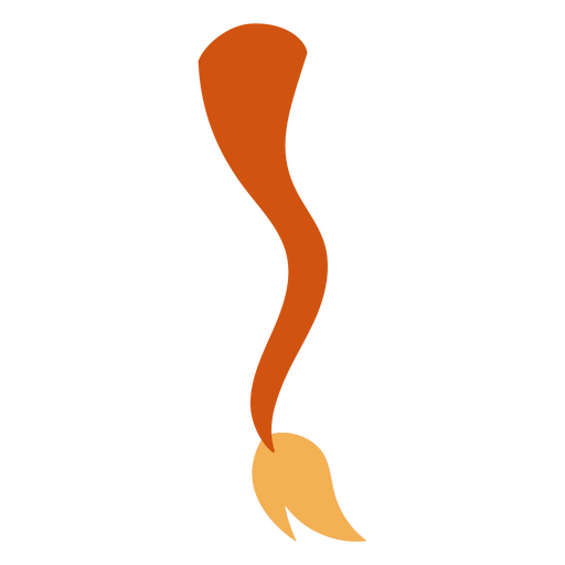 Stylish abstract lion tail illustration PNG Design