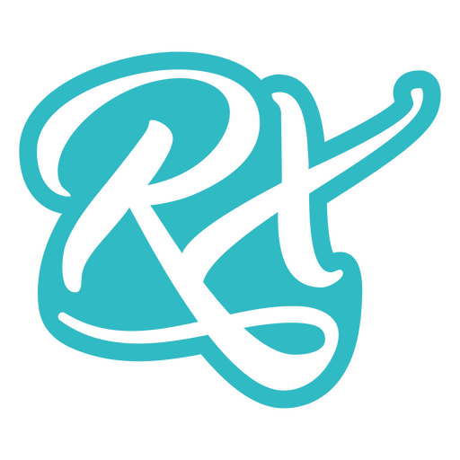 Stilvolles RX-Monogramm-Logo-Design PNG-Design