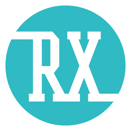 Stilvolles blaues Kreislogo-Design mit markanten Textelementen PNG-Design