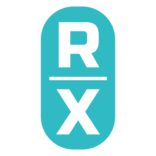 Diseño médico audaz de receta Diseño PNG