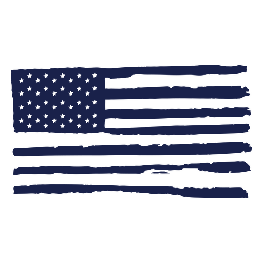 Grafikdesign mit marineblauer, strukturierter Flagge PNG-Design