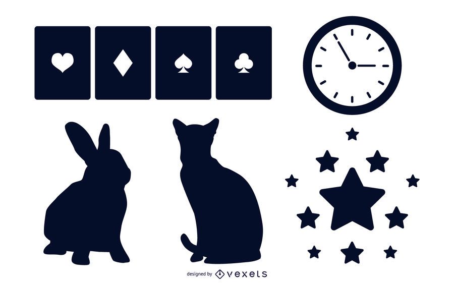 Wonderland Silhouette Set Wonderland Silhouette Set