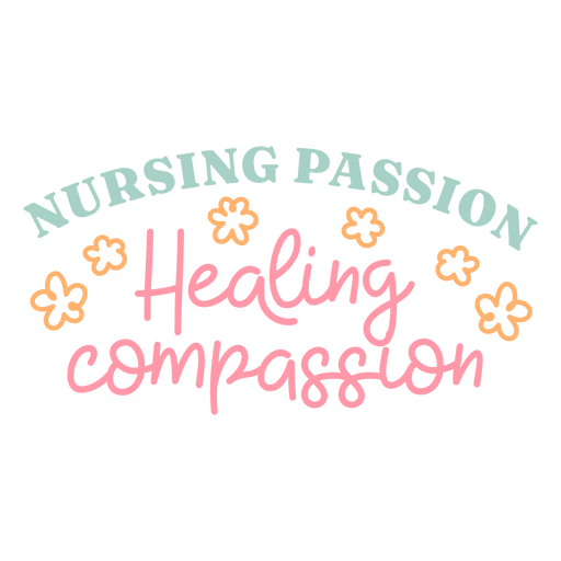 Design inspirador com frase sobre flores em tons pastel para estampa de camiseta Desenho PNG