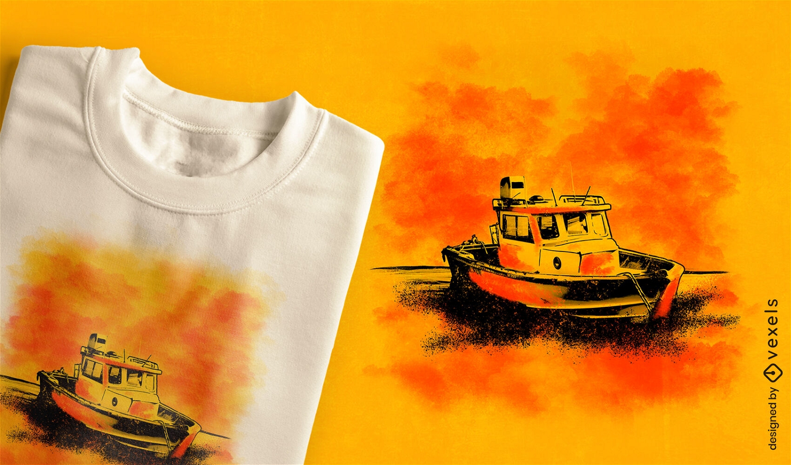 Tugboat t-shirt design