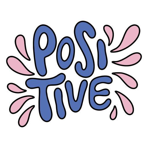 Fröhliches positives Zitatdesign PNG-Design