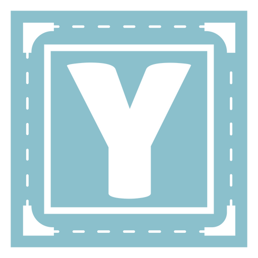 Stylish letter y design for creative branding PNG Design