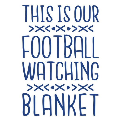 Gemütliches Deckendesign zum Fußballschauen PNG-Design