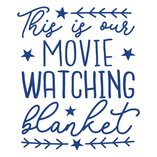 Kuschelige Filmdecke zum Anschauen von Filmen PNG-Design