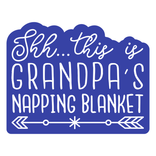 Diseño de manta para la siesta con cita divertida Diseño PNG