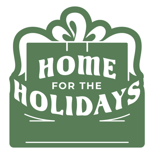 Festive gift box and home theme design for seasonal decor PNG Design