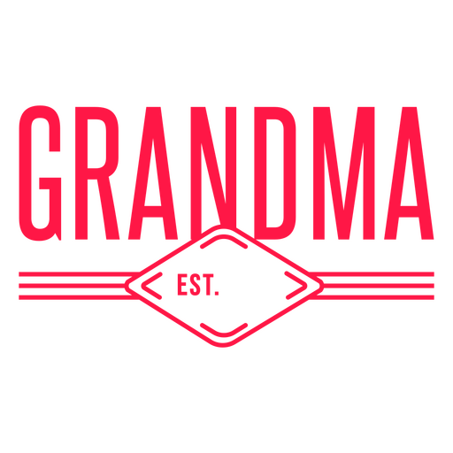 Diseño de cita establecida por la abuela Diseño PNG