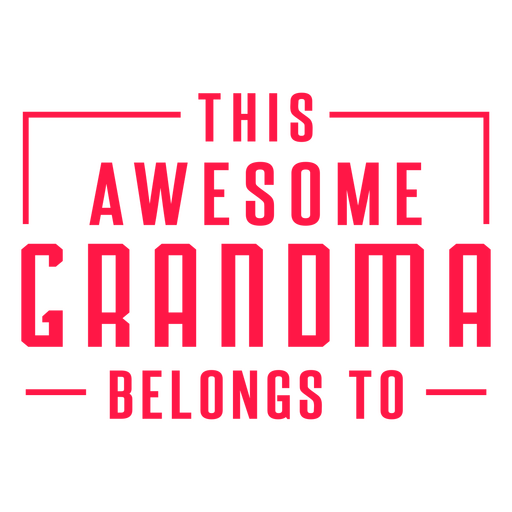 Esta avó incrível pertence a Desenho PNG