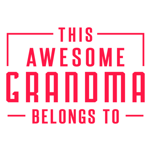 Esta increíble abuela pertenece a Diseño PNG