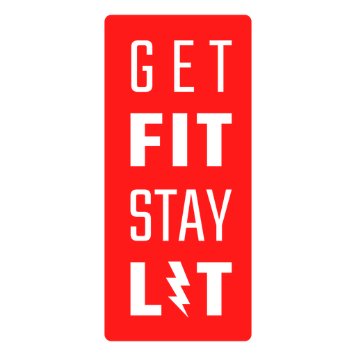 T-Shirt-Design für einen energiegeladenen Fitness-Lifestyle PNG-Design