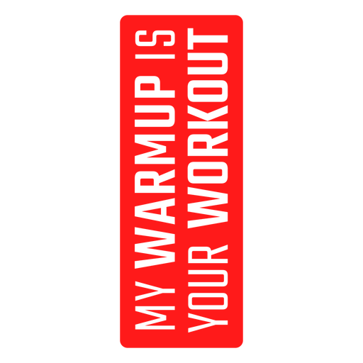 Design de camiseta com frase ousada sobre fitness Desenho PNG