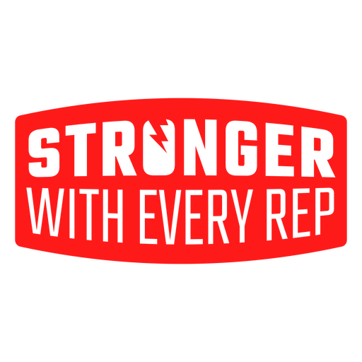 Frase motivacional para los entusiastas del fitness Diseño PNG