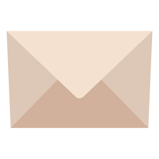 Minimalist paper envelope design for stationery PNG Design