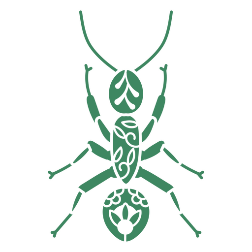 Green ant PNG Design