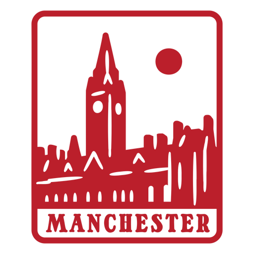 Logotipo del ayuntamiento de Manchester Diseño PNG
