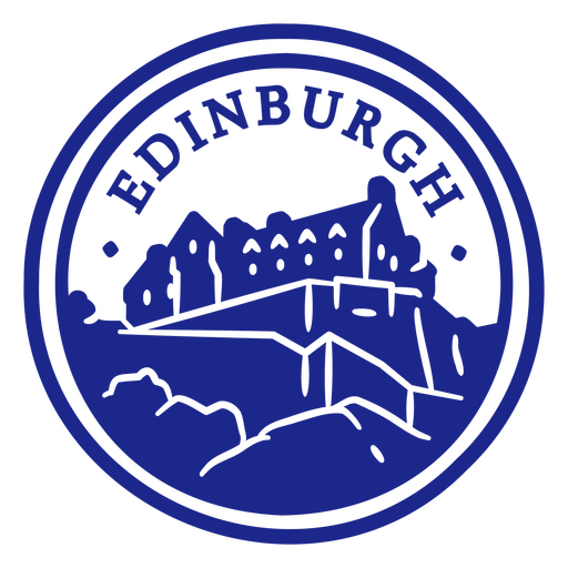 Das Logo f?r Edinburgh, Schottland PNG-Design