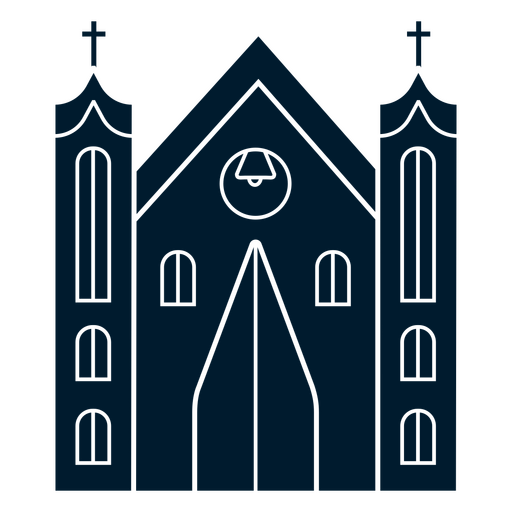 Elegant church graphic design PNG Design