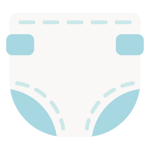 Ilustração de design de fralda fofa Desenho PNG