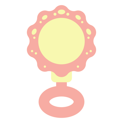 Pink pacifier PNG Design