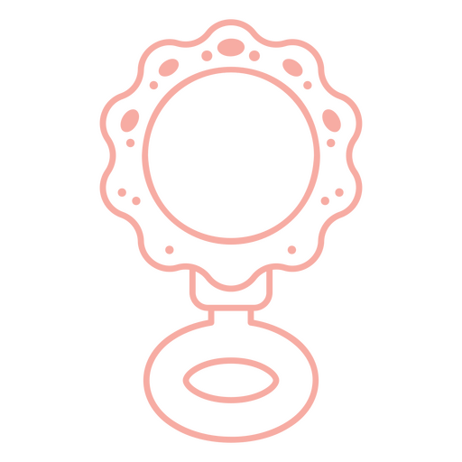 Verspielte Babyrassel-Illustration PNG-Design