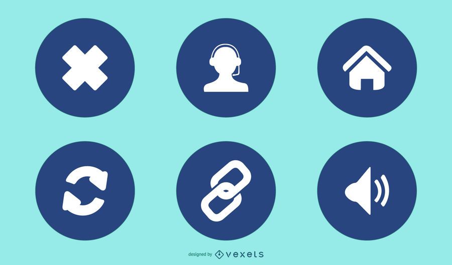 Mobile App Icon Set Mobile App Icon Set
