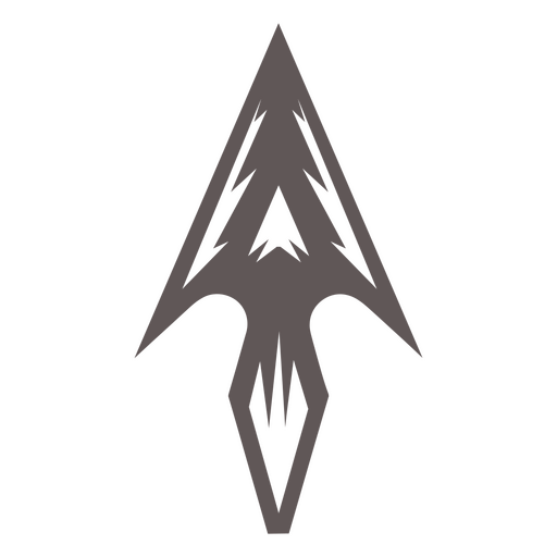 Design estilizado de emblema de seta Desenho PNG