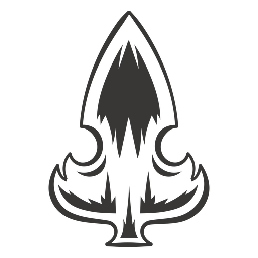 Design gráfico arrojado inspirado em chamas Desenho PNG