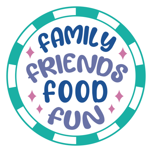 Zitat: Verspielte Familie und Freunde versammeln sich PNG-Design